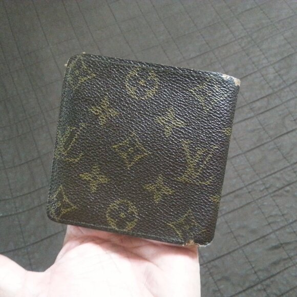 Vintage LV Louis Vuitton Wallet Monogram Bifold Men's Unisex Women's - Picture 2 of 16